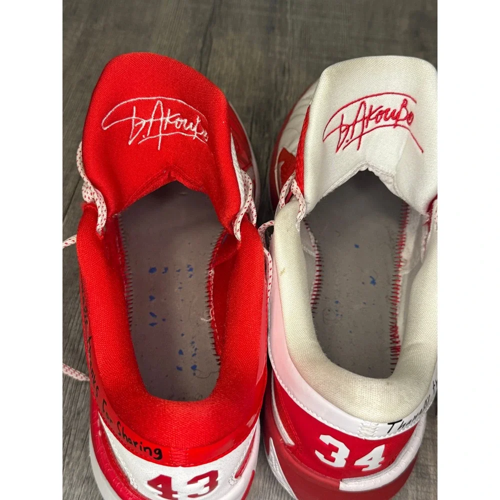 Nike Giannis Immortality 3 Thanks For Sharing Red White FV1933-600 Mens Size 11